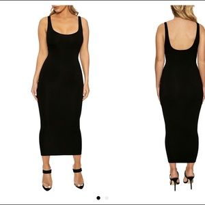 Naked wardrobe hourglass midi dress NWOT
